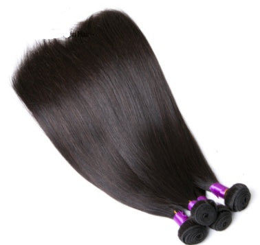 Cabello humano liso brasileño, cabello humano liso brasileño, venta caliente, color natural