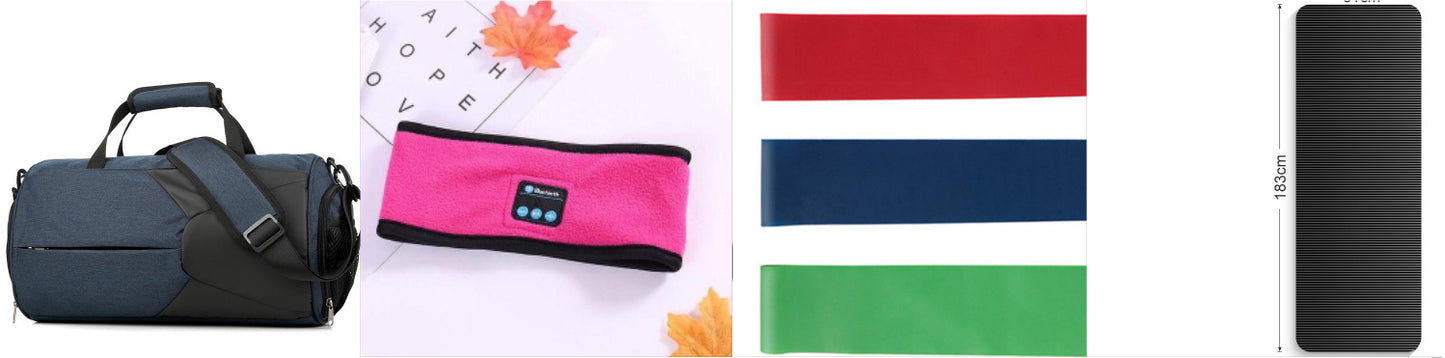Diadema inalámbrica compatible con Bluetooth para yoga y fitness al aire libre
