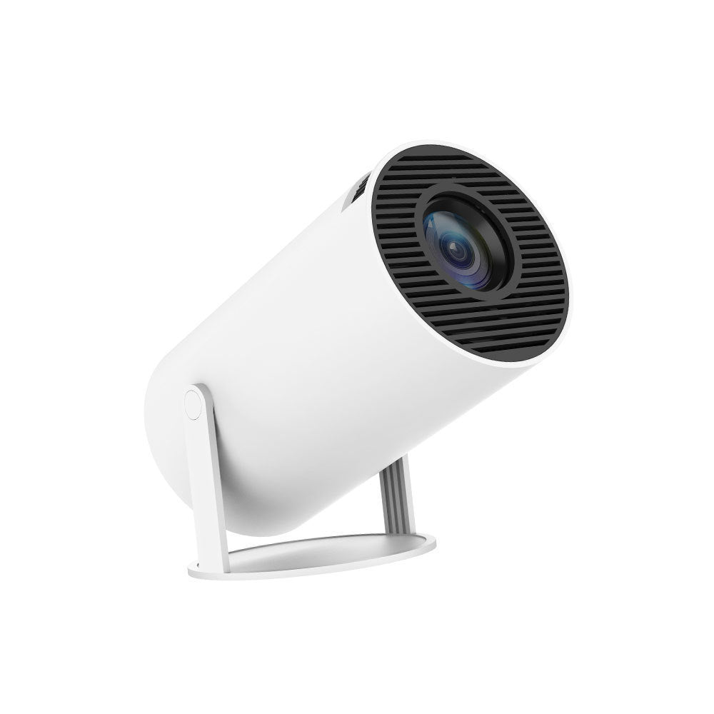 Proyector portátil pequeño y recto para uso doméstico, ángulo de proyección de 180 grados, enfoque automático, proyector de vídeo doméstico.