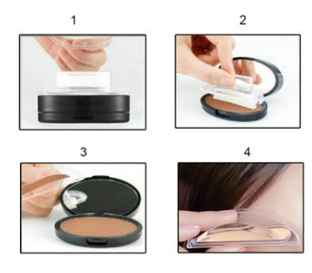Kit de plantillas para tintar y sellar cejas en polvo, cosméticos, maquillaje profesional, resistente al agua, para realzar las cejas.