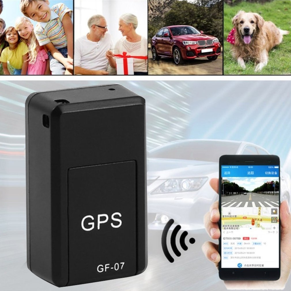 Rastreador de coche magnético Mini rastreador de coche GPS dispositivo localizador de seguimiento en tiempo real grabable antipérdida localizador recargable