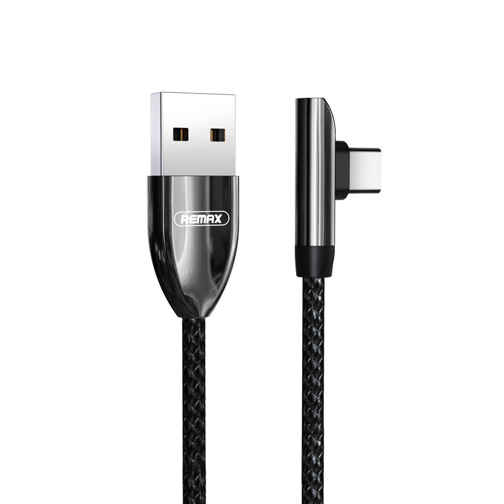 Cable de datos de codo trenzado