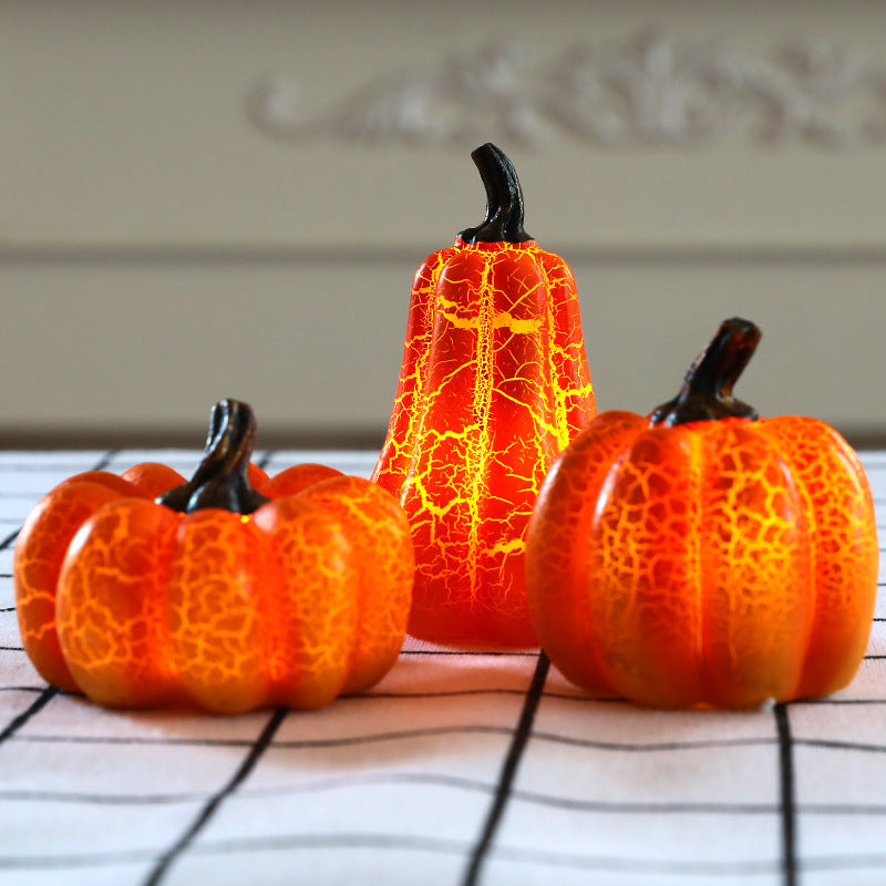 Luz de vela LED de calabaza de simulación