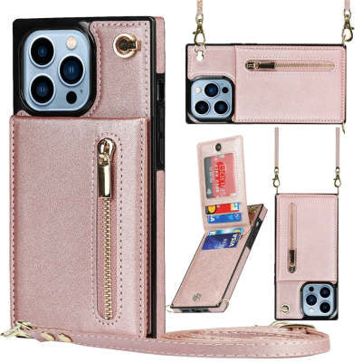 Funda para teléfono con cremallera Funda para teléfono bandolera