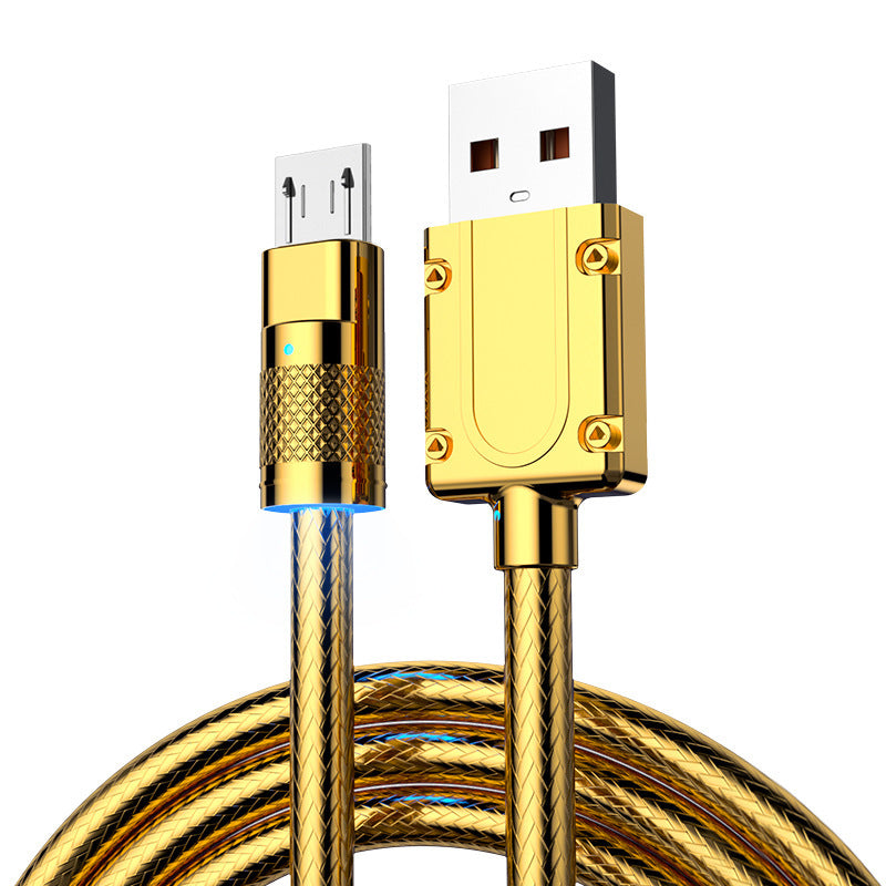 Cable de carga ultrarrápido de 120 W para coche con núcleo de cobre puro