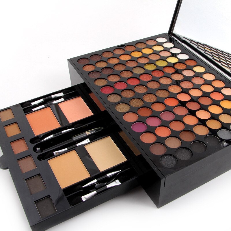 Paleta de maquillaje personalizada con forma de piano, 180 colores, sombras de ojos y rubor