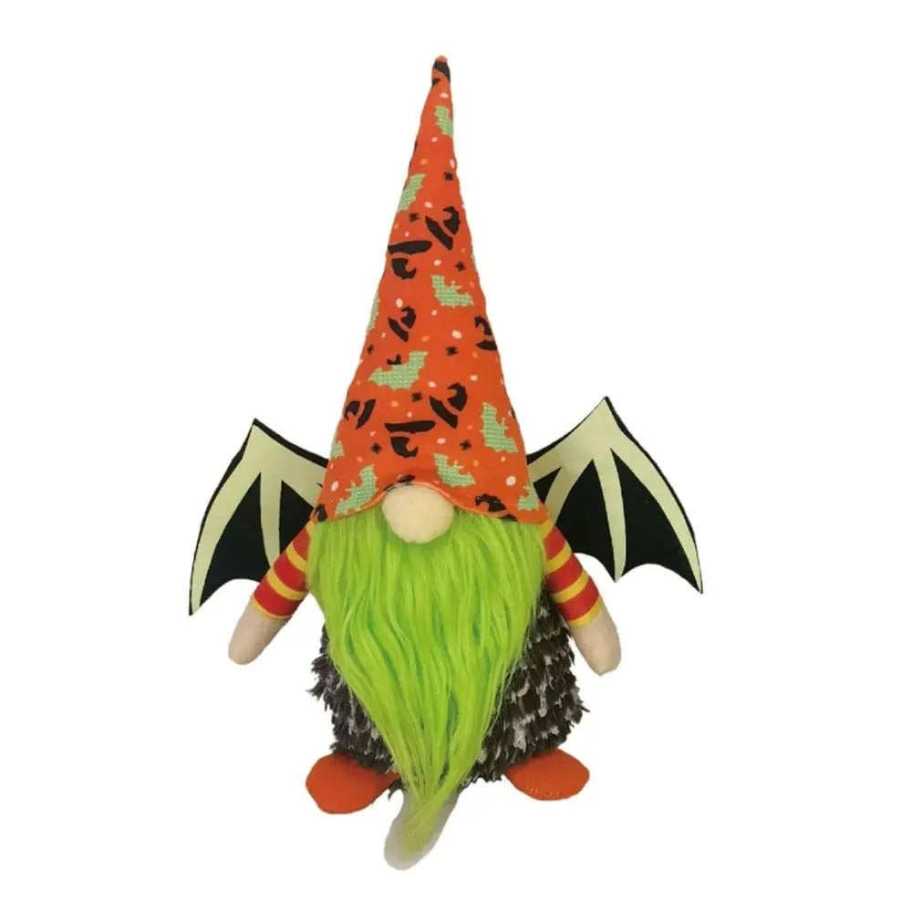 Murciélagos brillantes de Halloween, muñecos sin rostro, decoraciones de Halloween