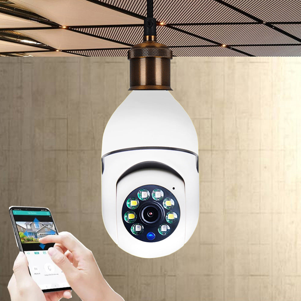 Cámara WiFi 1080P Bombilla Zoom 4X Cámara E27 Hogar 5GWiFi Alarma Monitor