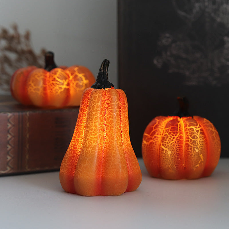 Luz de vela LED de calabaza de simulación