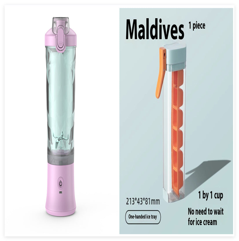 Licuadora portátil, exprimidor, licuadora de tamaño personal para batidos y batidos con 6 cuchillas, mini licuadora, utensilios de cocina