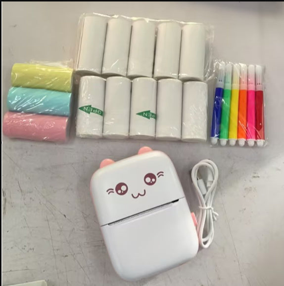 Mini impresora portátil Bluetooth WiFi Teléfono móvil Foto