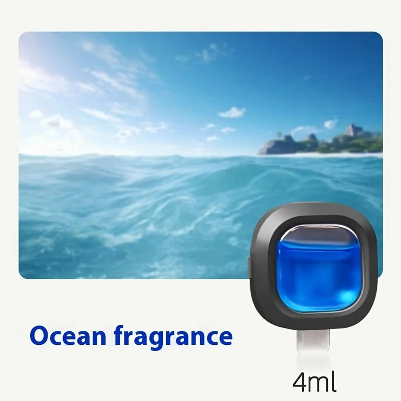 Ambientador para coche de larga duración de 30 días con clip para ventilación - Eliminador de olores con aroma a aceite esencial, 0.14 oz cada uno, fragancia no tóxica