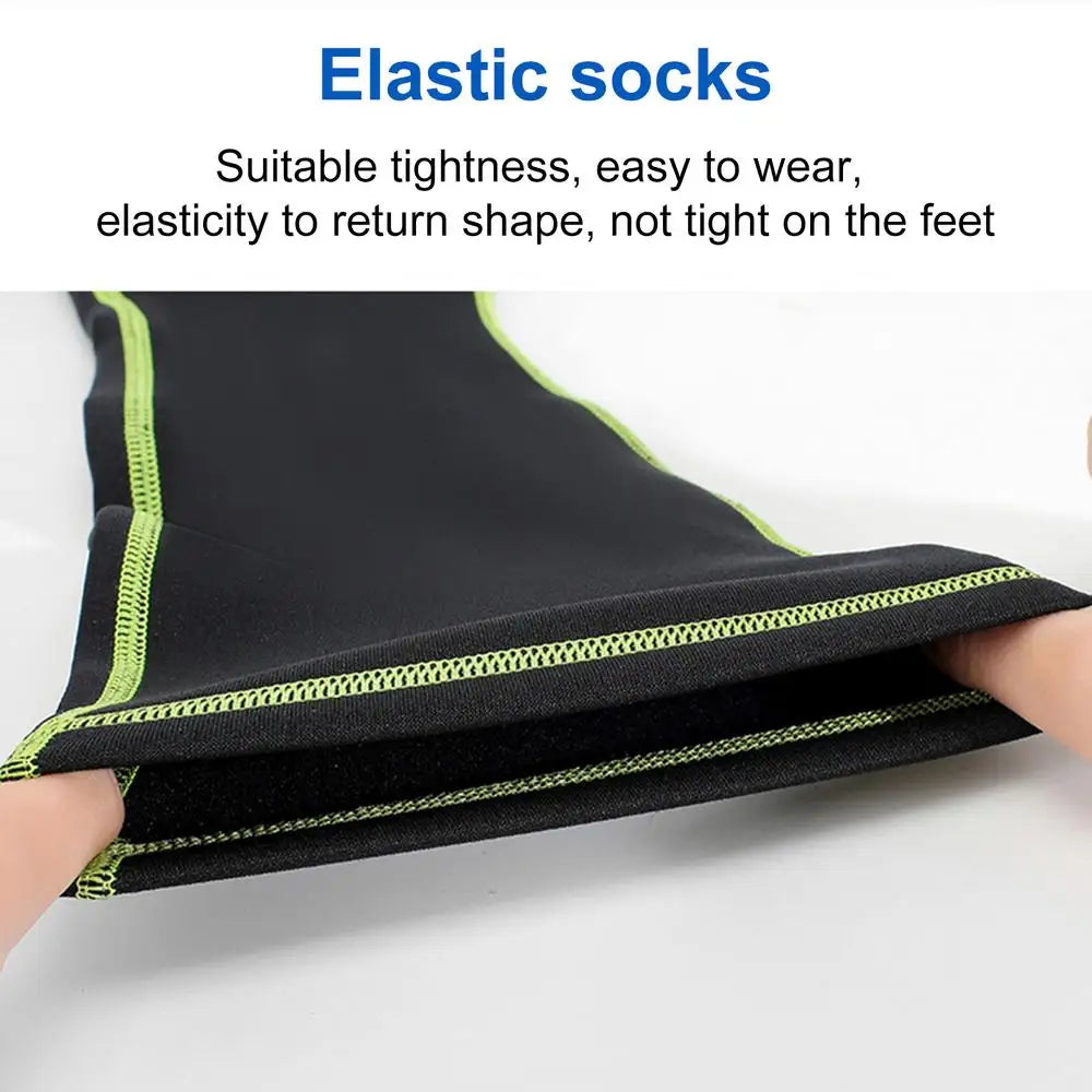 Calcetines de natación con aletas, antideslizantes, de neopreno, resistentes a la arena, elásticos, para voleibol de playa y buceo, calcetines largos de natación para deportes acuáticos al aire libre.
