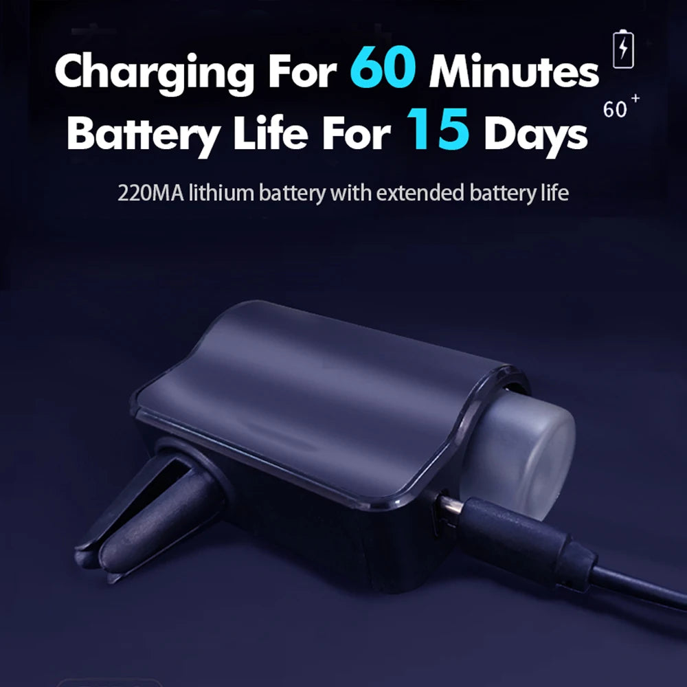 Difusor de aire eléctrico para coche, humidificador de aromaterapia para ventilación de coche, ambientador para eliminar olores, accesorios para coche.