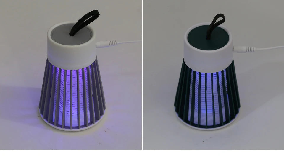 Lámpara antimosquitos con descarga eléctrica, USB, 5 V, repelente de insectos, para dormitorio, exterior