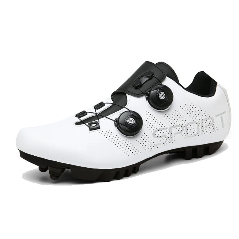 Zapatillas de ciclismo transpirables para hombre y mujer, calzado para ciclismo de montaña y de carretera, con pedales SPD