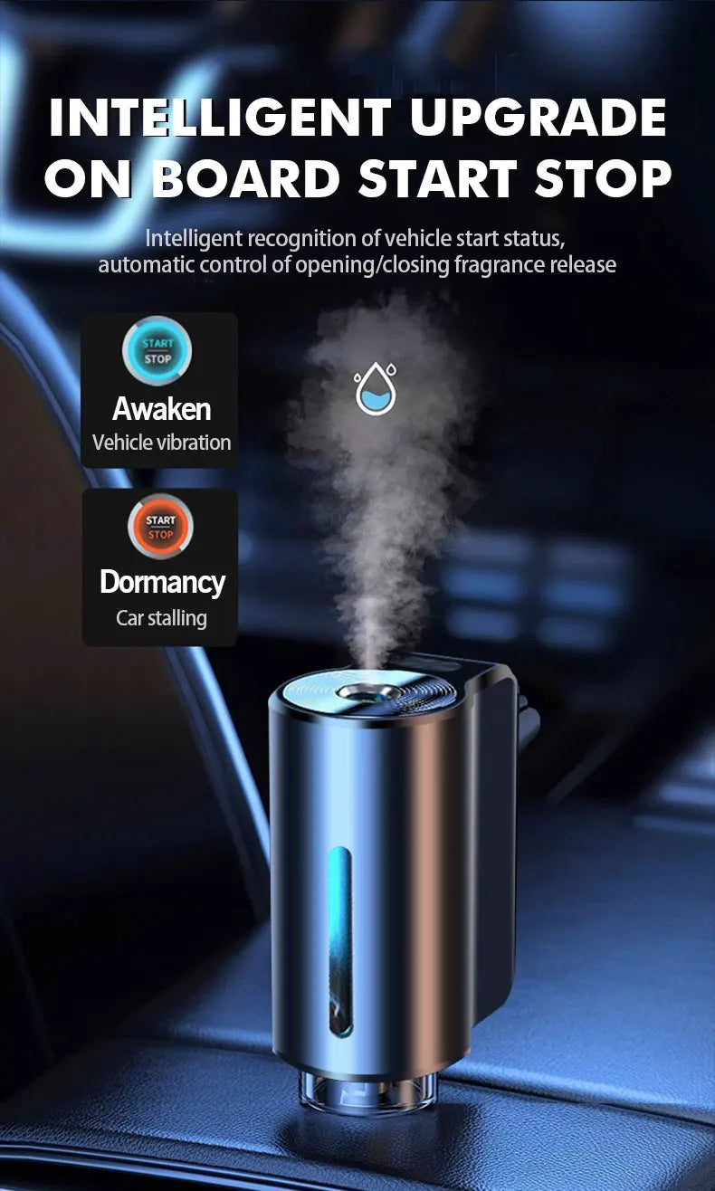 Difusor de aire eléctrico para coche, humidificador de aromaterapia para ventilación de coche, ambientador para eliminar olores, accesorios para coche.