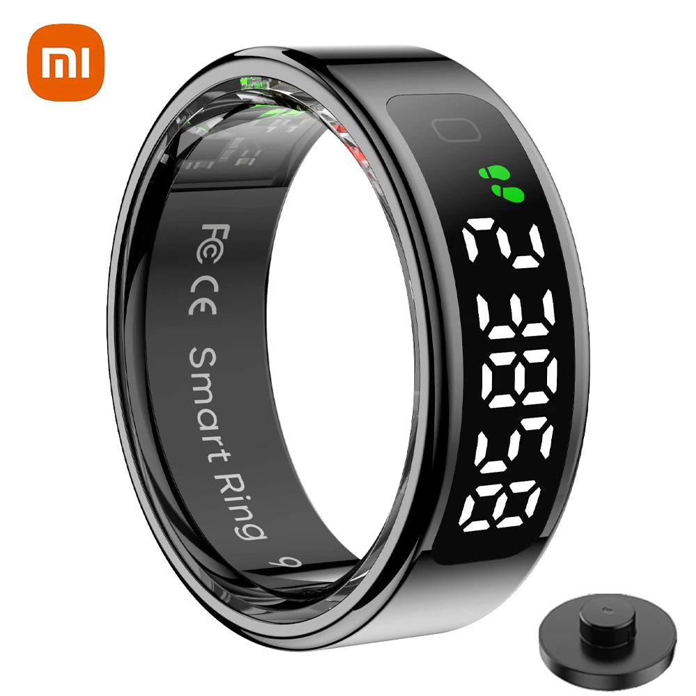 Anillo inteligente Xiaomi R12 con pantalla táctil, resistente al agua hasta 5 ATM, Bluetooth, control de gestos, carga inalámbrica, deportivo