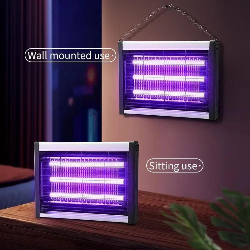 Lámpara eléctrica para atrapar mosquitos de 220 V con luz LED UV, trampa para insectos, potente dispositivo eléctrico para el control de plagas.