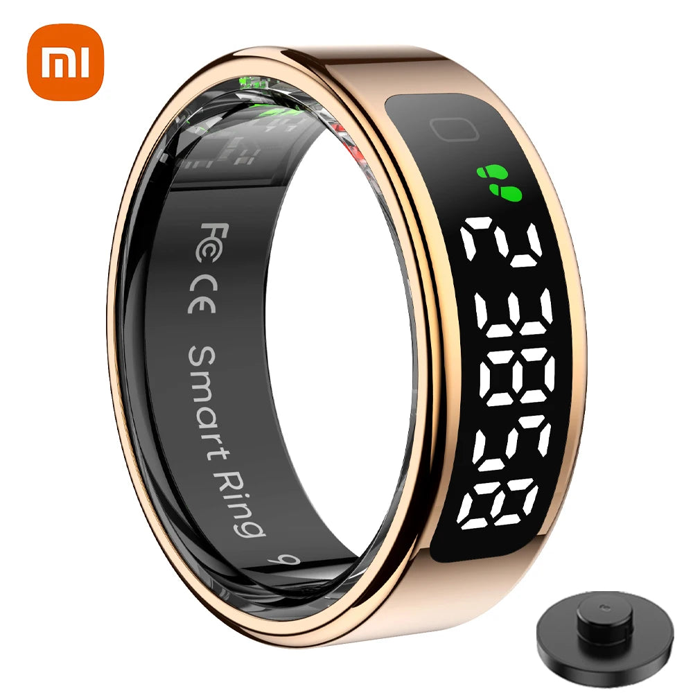 Anillo inteligente Xiaomi R12 con pantalla táctil, resistente al agua hasta 5 ATM, Bluetooth, control de gestos, carga inalámbrica, deportivo