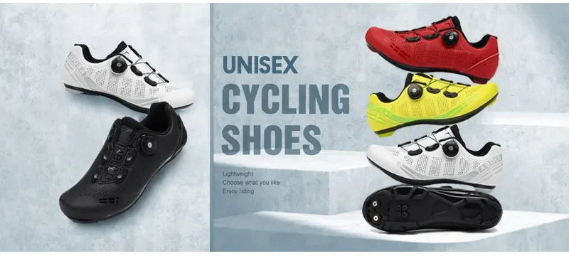Zapatillas de ciclismo profesionales para hombre, zapatillas SPD para ciclismo de montaña, transpirables, antideslizantes, para carreras de montaña