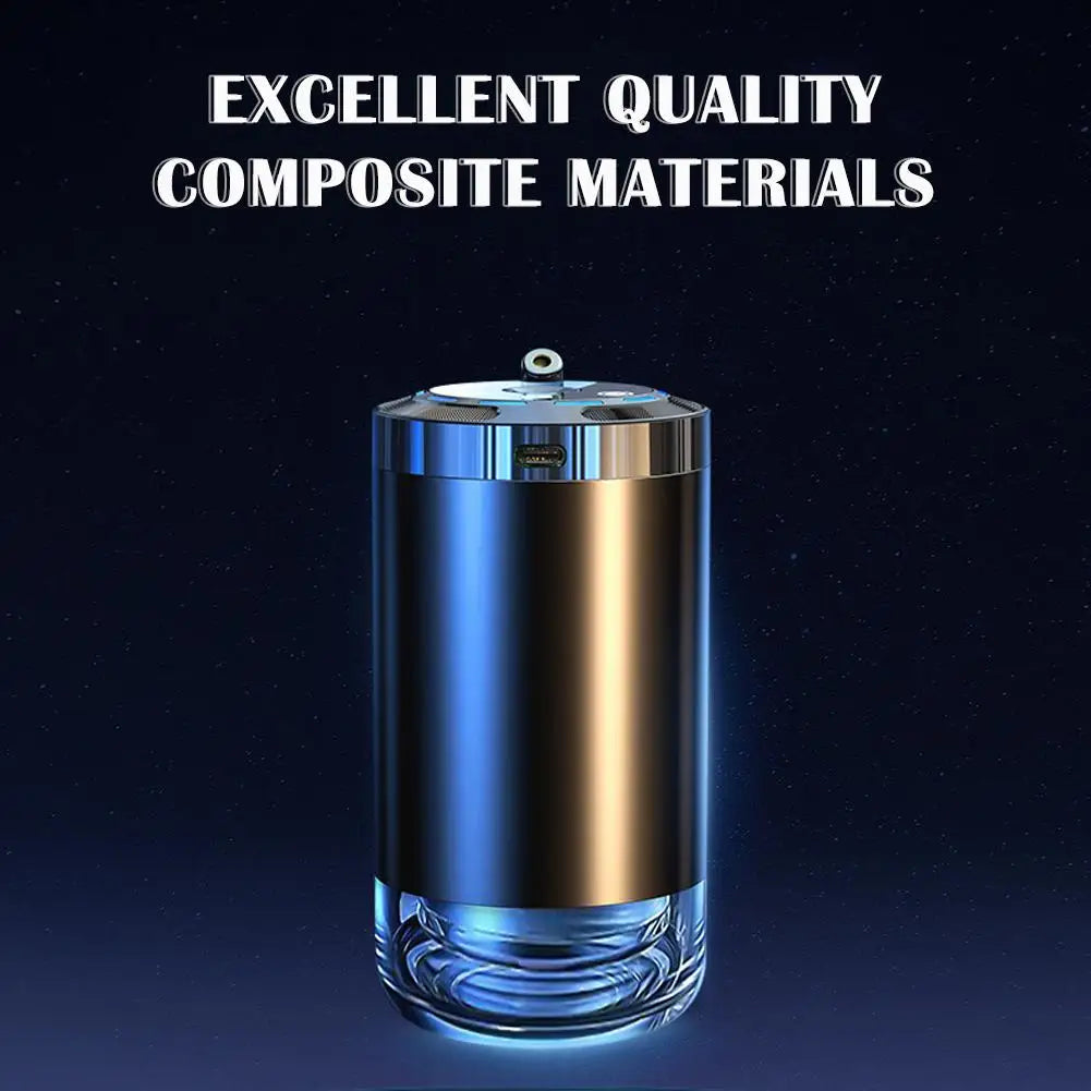 Ambientador de coche inteligente, difusor de aroma de coche recargable, 5 niveles de difusor de coche inteligente ajustable.