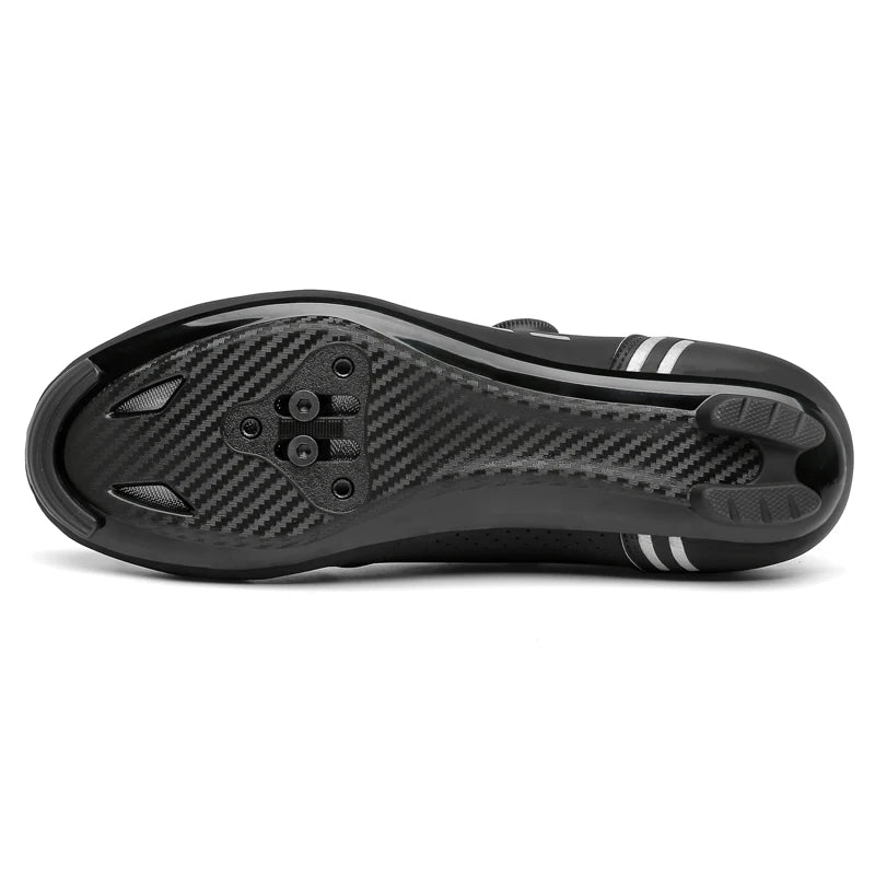 Zapatillas de ciclismo de montaña 2023 con calas para hombre y mujer, de carbono, deportivas, de velocidad, planas, SPD, para ciclismo de carretera