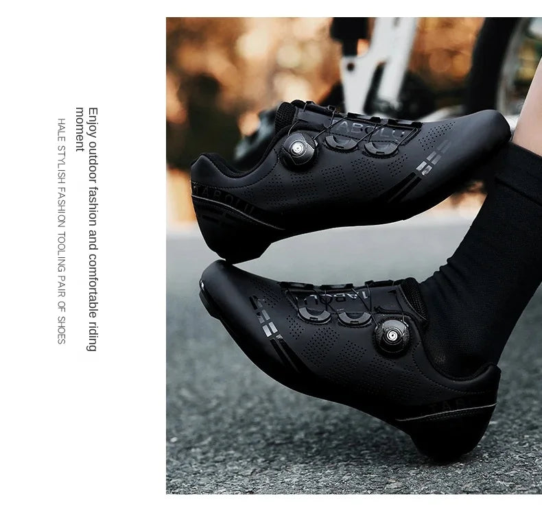 Zapatillas de ciclismo profesionales para hombre, zapatillas SPD para ciclismo de montaña, transpirables, antideslizantes, para carreras de montaña