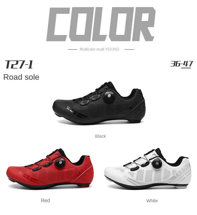 Zapatillas de ciclismo profesionales para hombre, zapatillas SPD para ciclismo de montaña, transpirables, antideslizantes, para carreras de montaña