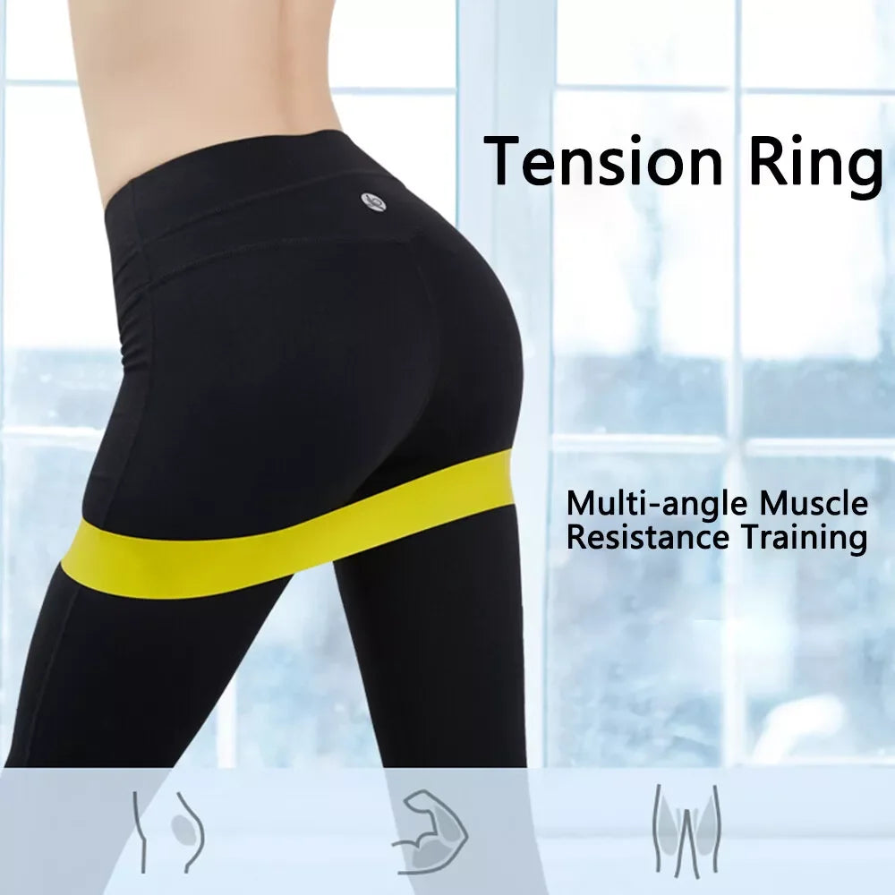 Bandas de resistencia deportivas de varios colores para yoga, equipo de gimnasio, TPE, bandas elásticas para fitness en casa, entrenamiento de fuerza para Pilates.