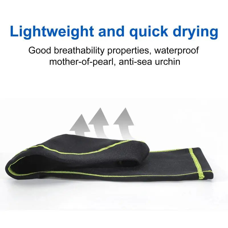 Calcetines de natación con aletas, antideslizantes, de neopreno, resistentes a la arena, elásticos, para voleibol de playa y buceo, calcetines largos de natación para deportes acuáticos al aire libre.