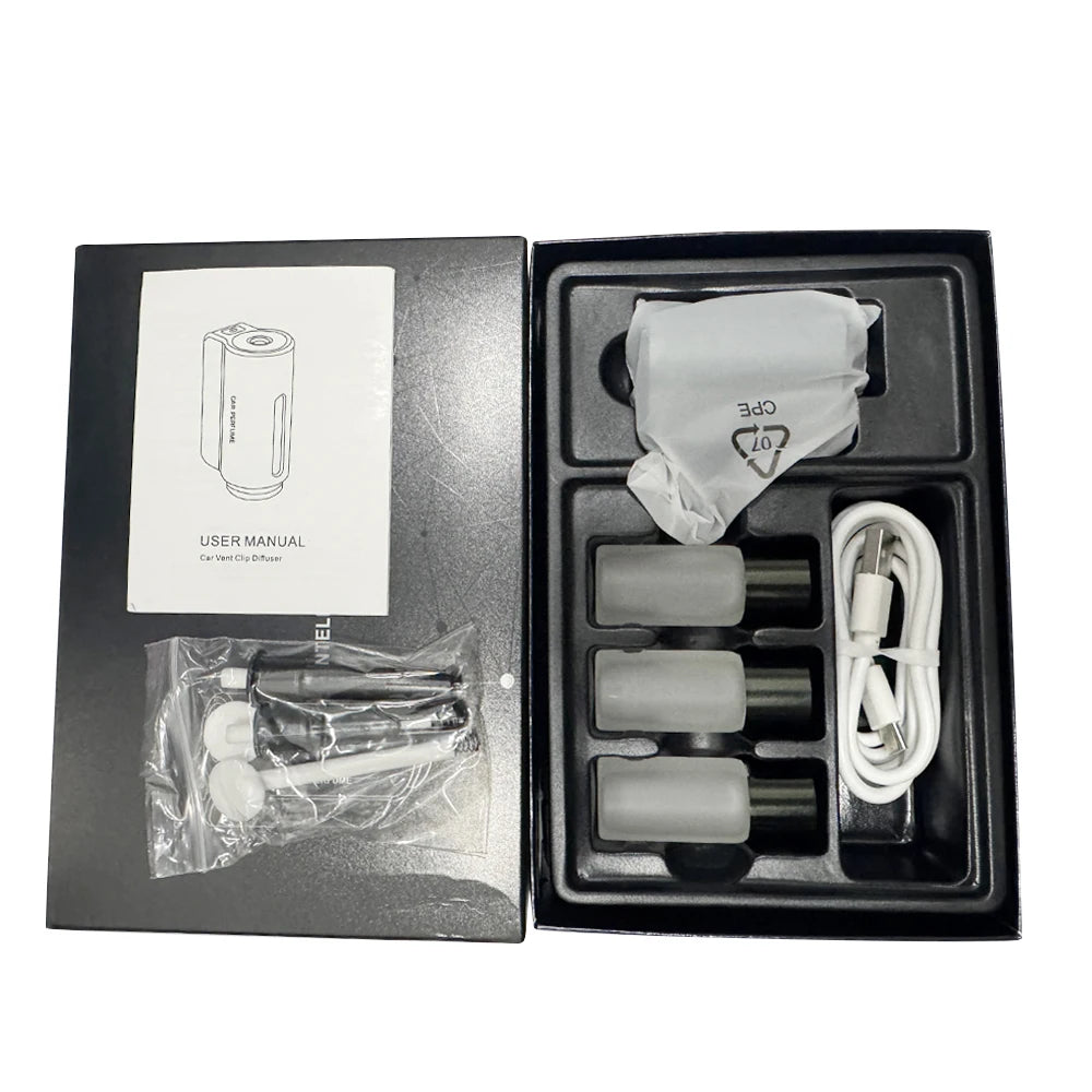 Difusor de aire eléctrico para coche, humidificador de aromaterapia para ventilación de coche, ambientador para eliminar olores, accesorios para coche.