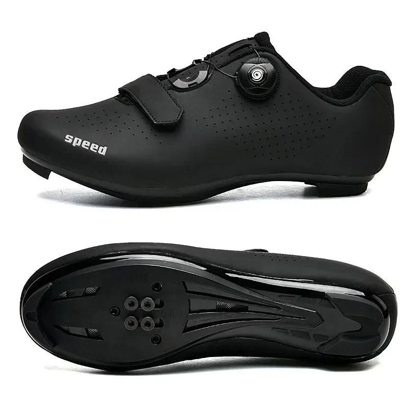 Zapatillas de ciclismo profesionales para hombre, zapatillas SPD para ciclismo de montaña, transpirables, antideslizantes, para carreras de montaña