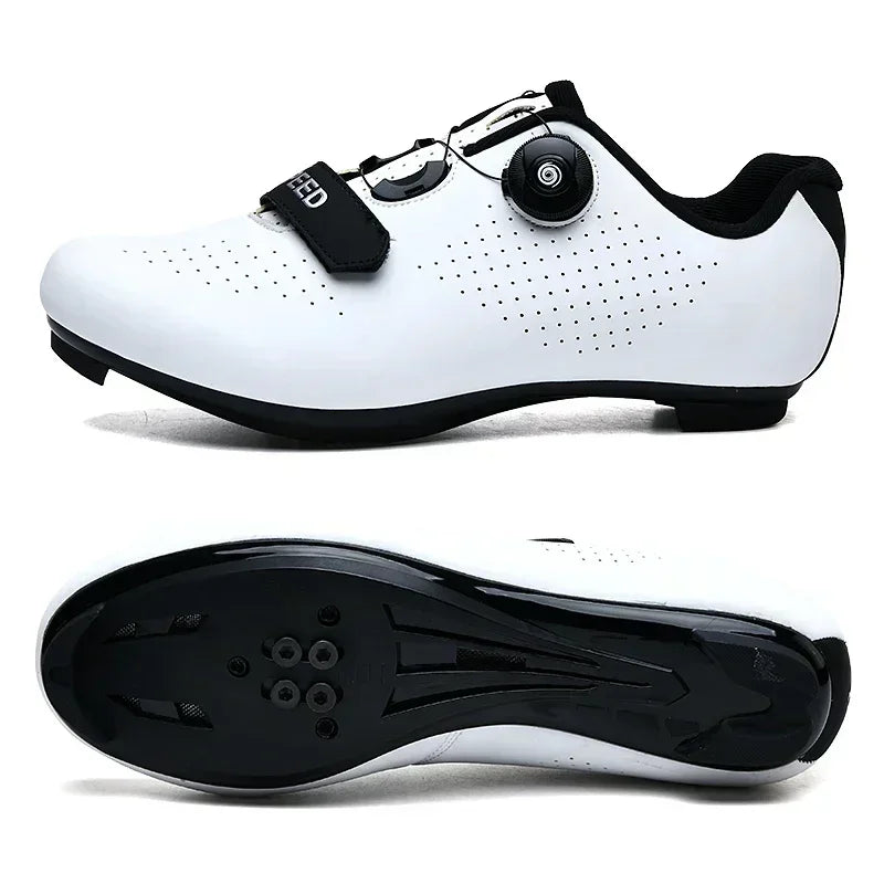 Zapatillas de ciclismo profesionales para hombre, zapatillas SPD para ciclismo de montaña, transpirables, antideslizantes, para carreras de montaña