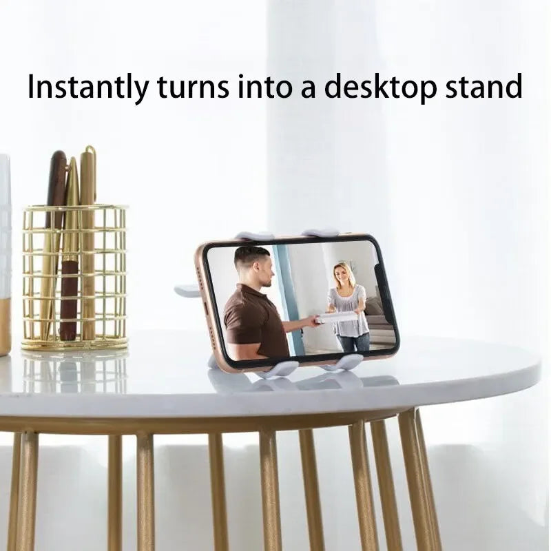 Soporte para teléfono móvil con clip de 360 grados, portátil, flexible, para cama perezosa, soporte de escritorio, base para iPhone, Samsung y Xiaomi
