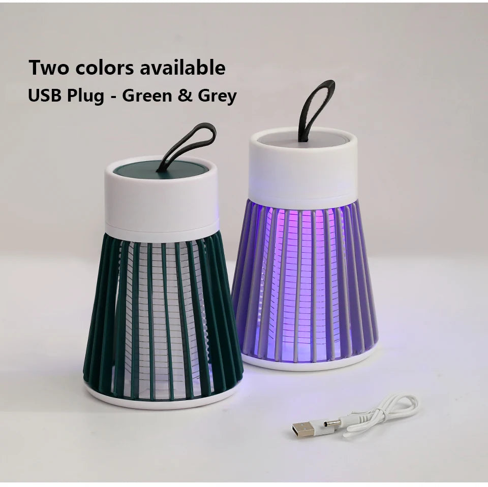 Lámpara antimosquitos con descarga eléctrica, USB, 5 V, repelente de insectos, para dormitorio, exterior