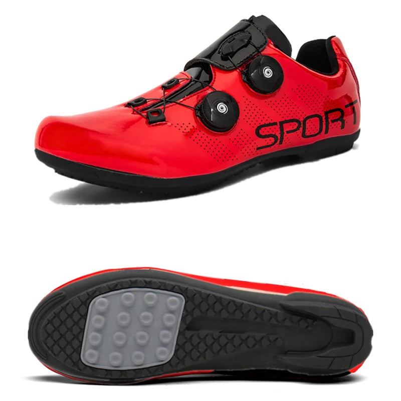 Zapatillas de ciclismo ultraligeras con autobloqueo para hombre, calzado deportivo unisex con calas SPD, para carreras y ciclismo de montaña