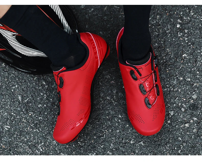 Zapatillas de ciclismo profesionales para hombre, zapatillas SPD para ciclismo de montaña, transpirables, antideslizantes, para carreras de montaña