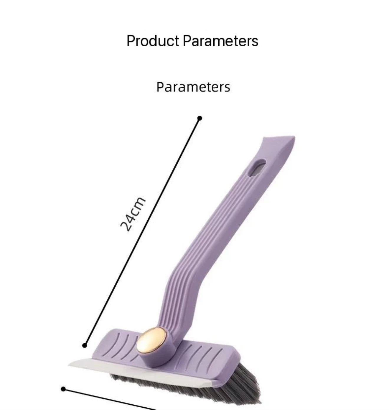 Cepillo multiusos para limpiar azulejos, con cerdas duras y rotación de 360°, ideal para suelos y paredes de baño y cocina.