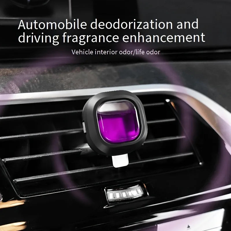 Ambientador para coche de larga duración de 30 días con clip para ventilación - Eliminador de olores con aroma a aceite esencial, 0.14 oz cada uno, fragancia no tóxica
