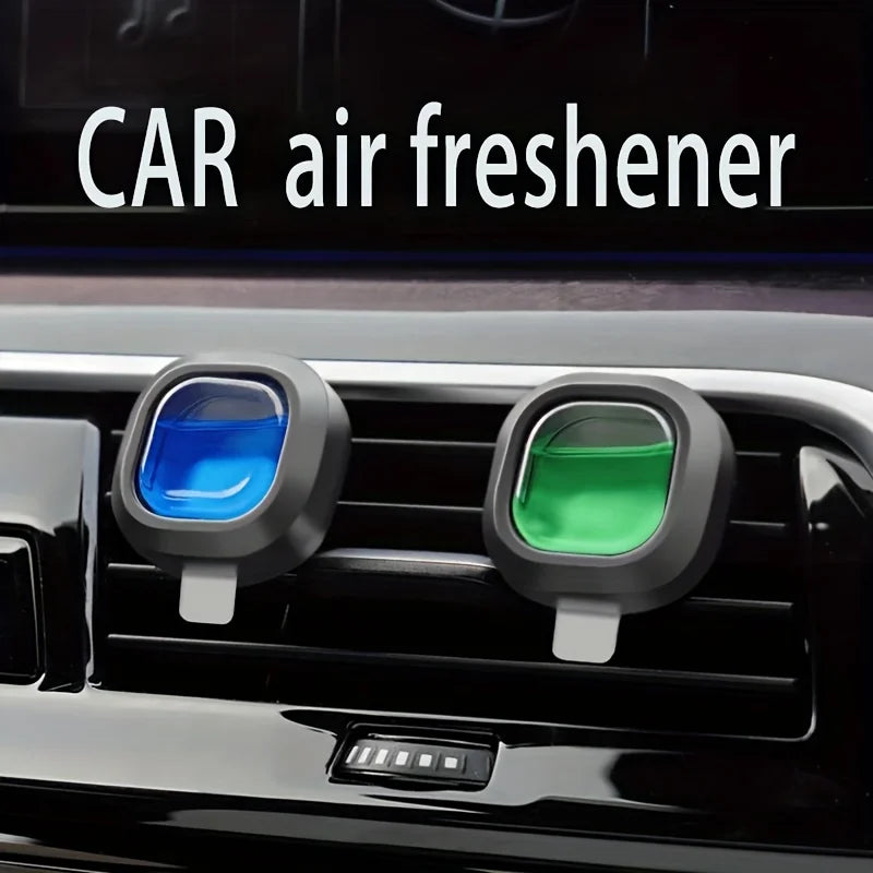 Ambientador para coche de larga duración de 30 días con clip para ventilación - Eliminador de olores con aroma a aceite esencial, 0.14 oz cada uno, fragancia no tóxica