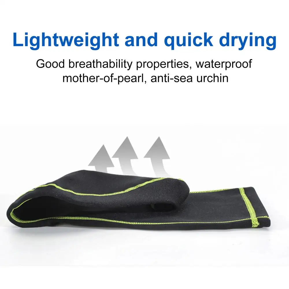 Calcetines de natación con aletas, antideslizantes, de neopreno, resistentes a la arena, elásticos, para voleibol de playa y buceo, calcetines largos de natación para deportes acuáticos al aire libre.