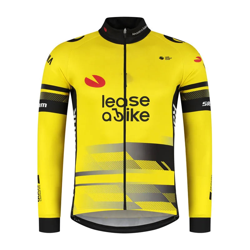 Jumbo Team Otoño Manga Larga Nueva Carrera MTB Primavera Conjunto de Jersey Largo de Ciclismo Bicicleta Ciclismo Ropa Uniforme Ropa Ciclismo