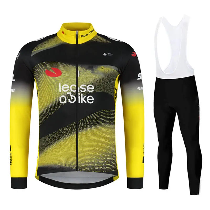 Jumbo Team Otoño Manga Larga Nueva Carrera MTB Primavera Conjunto de Jersey Largo de Ciclismo Bicicleta Ciclismo Ropa Uniforme Ropa Ciclismo