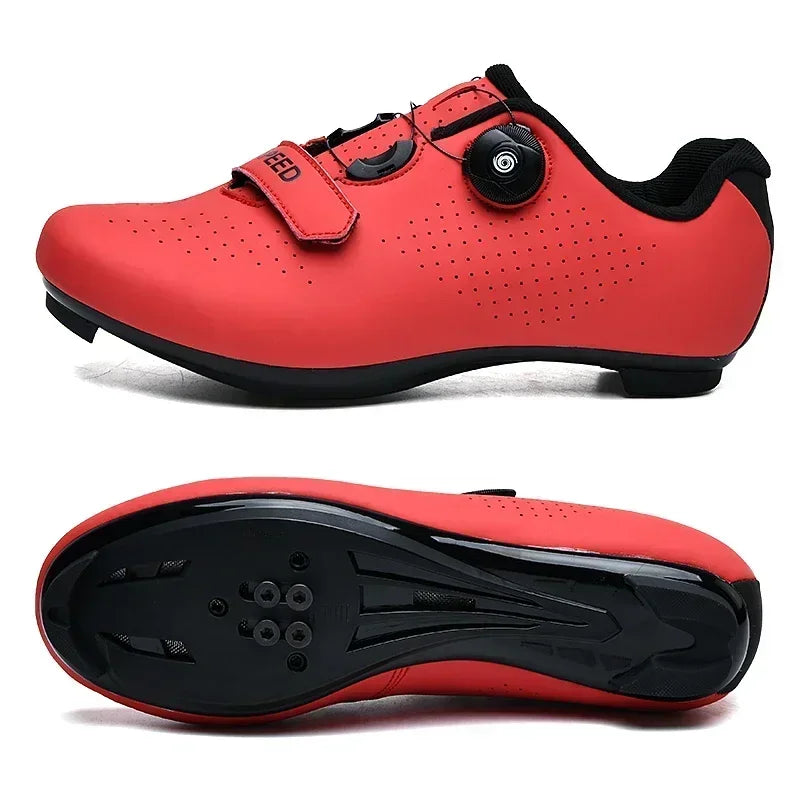 Zapatillas de ciclismo profesionales para hombre, zapatillas SPD para ciclismo de montaña, transpirables, antideslizantes, para carreras de montaña
