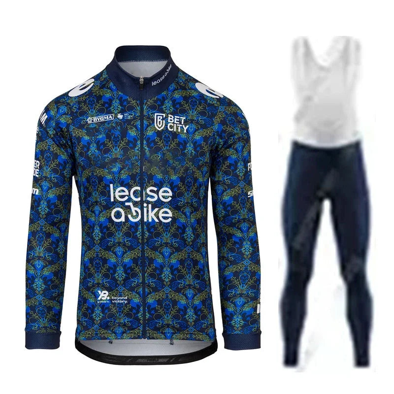 Jumbo Team Otoño Manga Larga Nueva Carrera MTB Primavera Conjunto de Jersey Largo de Ciclismo Bicicleta Ciclismo Ropa Uniforme Ropa Ciclismo