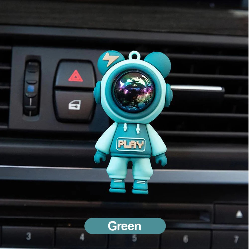 Ambientador con forma de astronauta para coche, aromaterapia, decoración interior, para salida de aire acondicionado