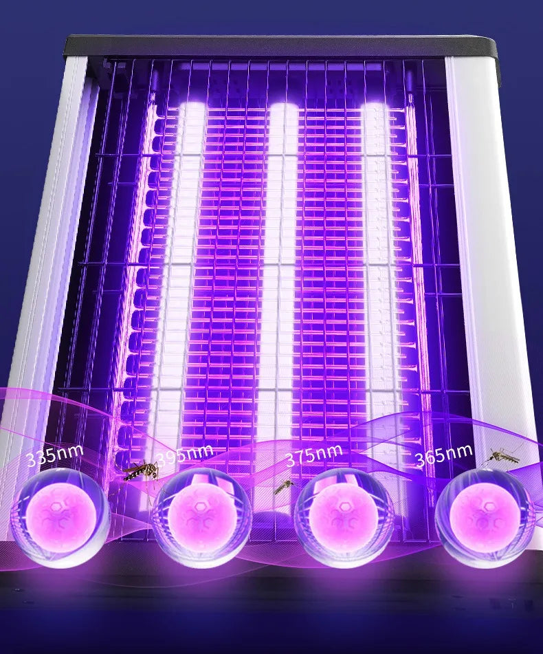 Lámpara eléctrica para atrapar mosquitos de 220 V con luz LED UV, trampa para insectos, potente dispositivo eléctrico para el control de plagas.