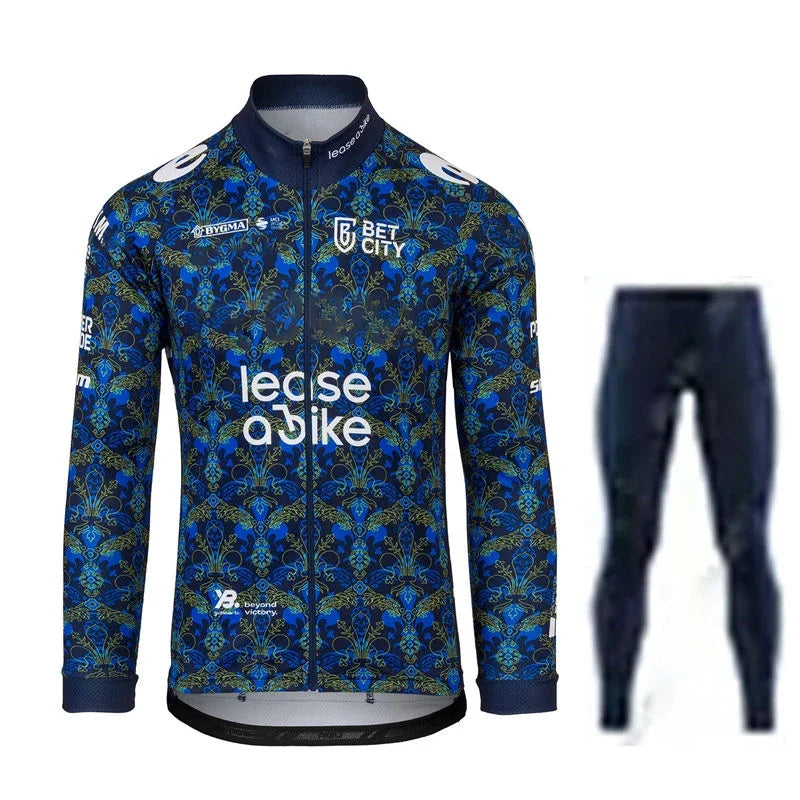 Jumbo Team Otoño Manga Larga Nueva Carrera MTB Primavera Conjunto de Jersey Largo de Ciclismo Bicicleta Ciclismo Ropa Uniforme Ropa Ciclismo