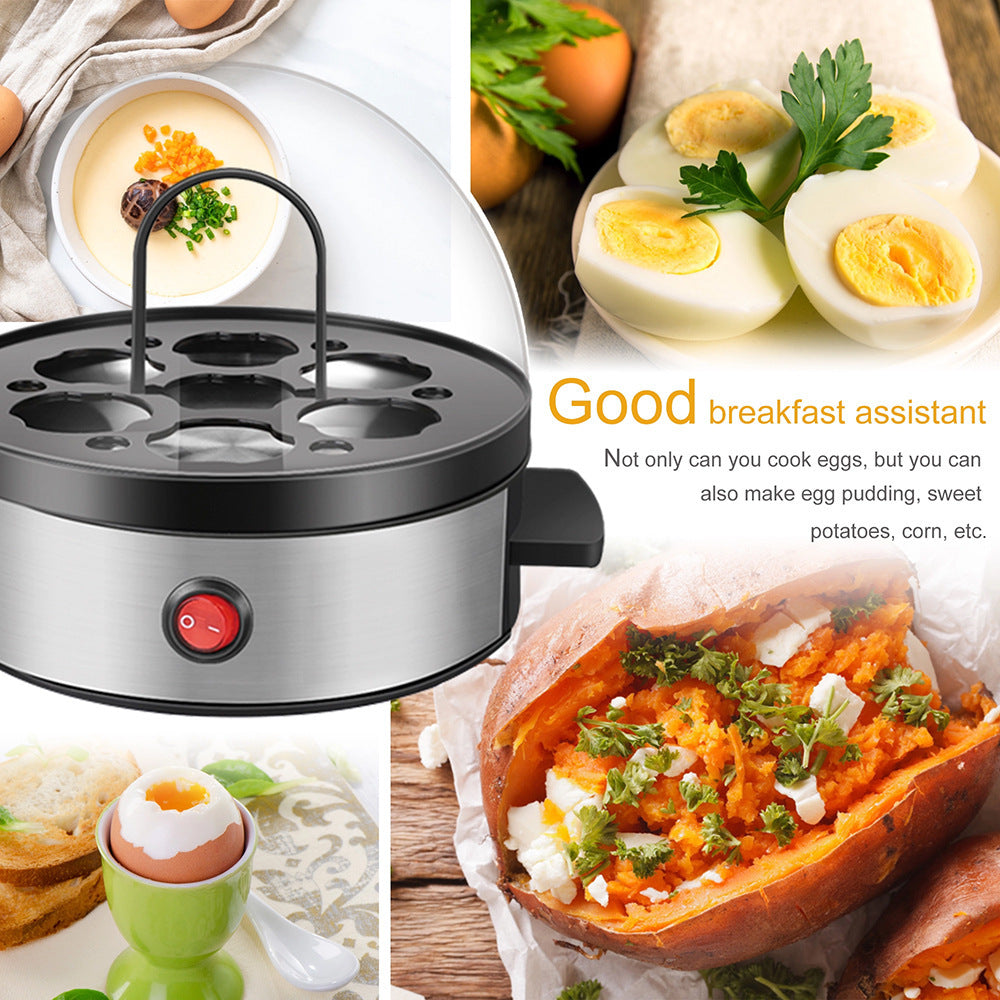 Mini vaporera multifuncional para huevos, vaporera para desayuno